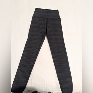 Beyond Yoga Charcoal stripe Leggings